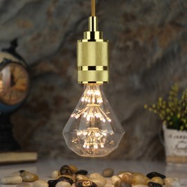 TIANFAN RGB Led Bulb Firework Starry Edison Bulb Warmth Glow 3W Decorative Light Bulbs (Diamond)