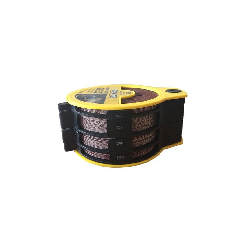Flexovit 125mm Hook and Loop Sanding Disc Dispenser Pack 125mm