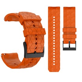 XBHSW Band Compatible with Suunto 9 Titanium Spartan Sport Wrist HR Smart Watch Accessories 24mm Silicone Strap