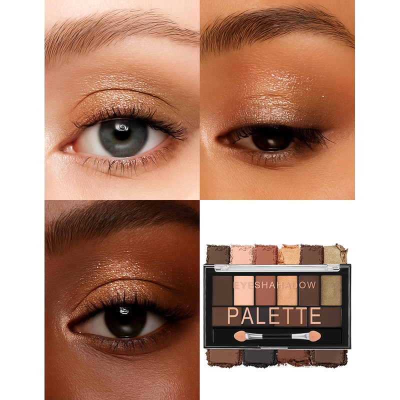 Erinde 10 Colours Lidscahtten Palette