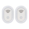 2PCS Ultrasonic Pest Repeller Intelligent Frequency Conversion Safe Harmless Insect