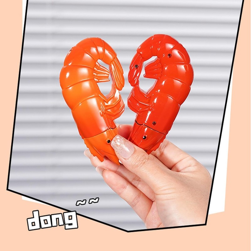 Torch Lighter, Unique Creative Prawns Design Butane Lighter, Windproof Adjustable