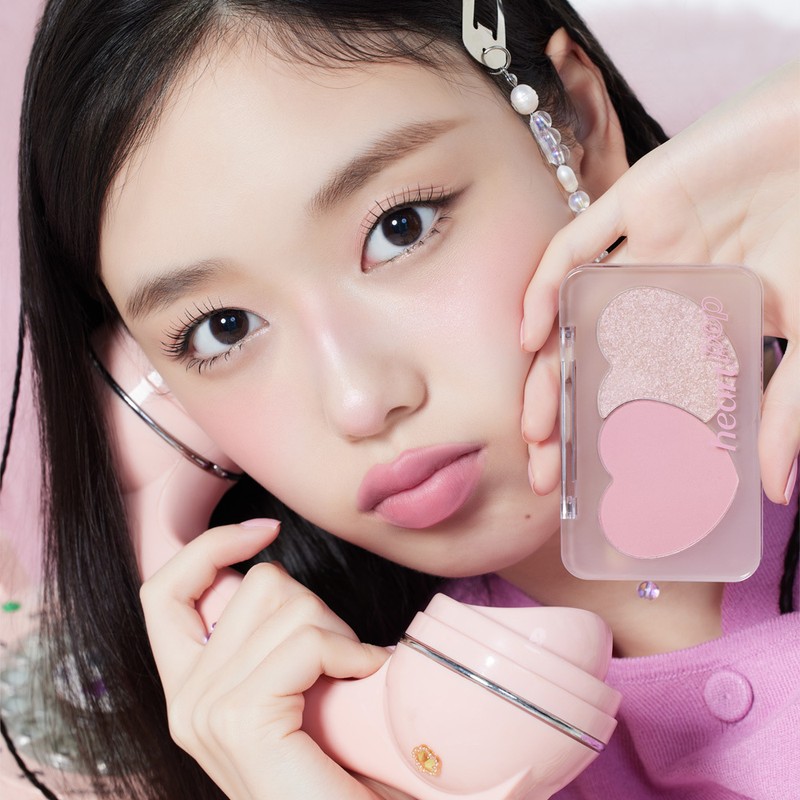 ETUDE Heart Pop Duo Blusher 7.5g - 03 Envy Flash