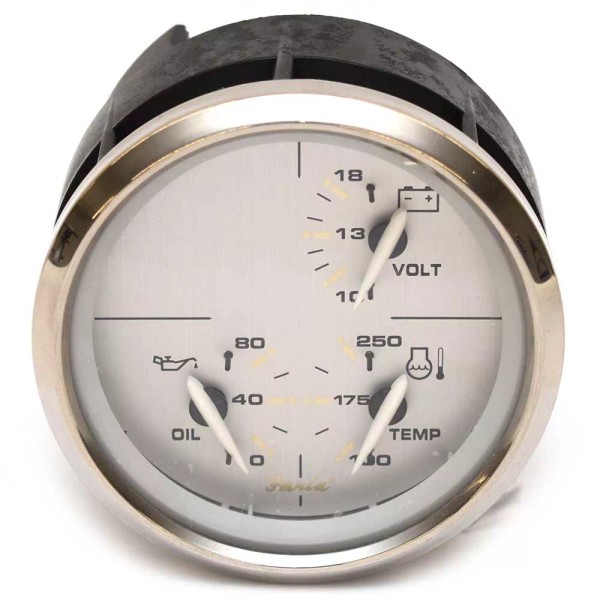 Any Boat Faria Boat Multi-Function Gauge GFC610A | Kronos Silver