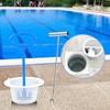 Jeyeou 2 Sets Skimmer Basket Handle, Universal Swimming Pool Skimmer