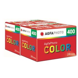 AgfaPhoto Color 400-24 3/4-Inch Film with Storage Bag Pack of 2