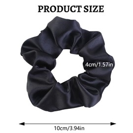 Satin Scrunchies for Women No Hair Damage, No Crease, Suitable for All Hair Types Elastics Bands Accessories Girls Assorted 5pcs