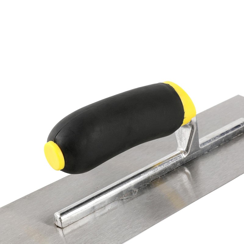 ZJNOTED plastering Trowel 12"X4" Carbon Steel Soft Handle plastering Trowel