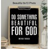 Christian Wall Art - Catholic Gifts for Men Women Woman