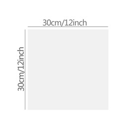 Sofecto 12Pcs Blank Stencil Sheets, 30 x 30cm 7 Mil Thickness Mylar Stencil Sheets Square Stencil Paper for Cricut Silhouette Machines to Make Your Own Stencil