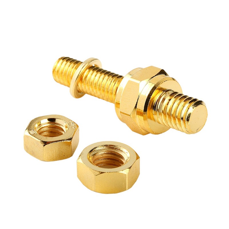 MAS One Count GM Long Gold Plated Battery Side Post