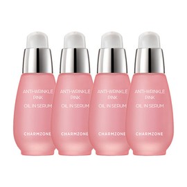 Chamzone 참존 안티 링클 핑크 오일 인 세럼 30ml X 4개 Charmon Anti Wrinkle Pink Oil in Serum 30ml x 4