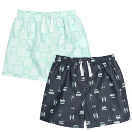 Gerber Boys' Toddler 2-Pack Swim Trunks, Surf