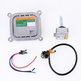 2PCS 8A5Z-13C170-A Xenon HID Headlight Ballast Control Unit with Igniter & D3S Bulb fits for Ford Mustang Edge Escape Explorer Flex 2010-2019 DL3Z-13C170-A 10 R-034663 Xenon HID Ballast Control Module