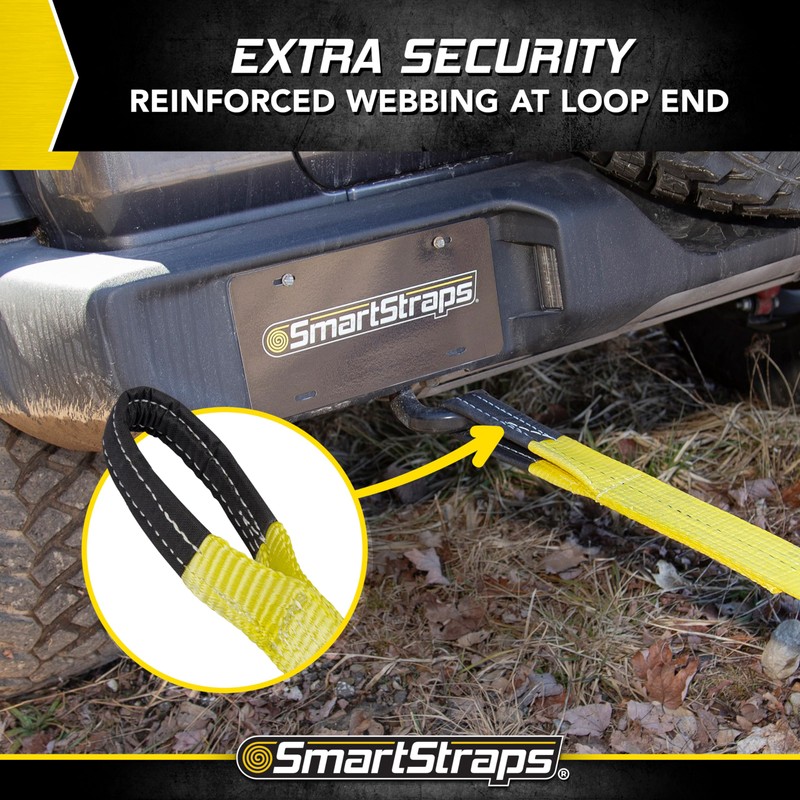 SMARTSTRAPS Recovery Strap - 3x30 YW Recovery Strap w Loop
