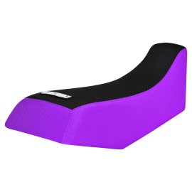 Honda Fourtrax TRX 70 Gripper Seat Cover 1986 - 1987 PURPLE side-BLACK top #279