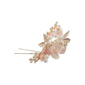 zaoalife Flower Tassels Hairpin, Crystal Rhinestone Pearl Hair Clips,Chinese Hair Stick Long Tassel Flowers Pearl Hair Pins Set,Vintage Hair Accessories(L)