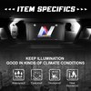 NUVISION LIGHTING Pair of LED License Plate Lights Compatible with