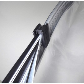 Towa Sangyo Compression Bag, Clear, Medium, Quick Seal, Easy Open/Close, Zipper Type, Pack of 2