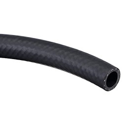 sourcing map 16mm(5/8") ID Fuel Line Hose, 23mm(29/32") OD 5ft Oil Tubing Black for Small Engines