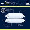 Serta Simply Clean Soft Stain-Resistant Down Alternative Soft/Medium Bed Pillows