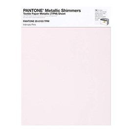 Pantone Metallic Shimmer TPM, 8.5x11 Inch Sheet, 20-0103 Intimate Pink