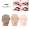 Eyelashes Extensions Practice Kit 3 Color Eyelash Mannequin Head 3