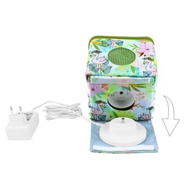 Bag for Toniebox and Hearing Figures, Carry Bag for Toniebox Starter Set Children's Songs Figures, Transport Bag for Toniebox Accessories, Flamingos