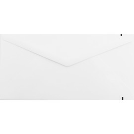 25 Envelopes Mourning Envelopes DIN Long 11 x 22 cm with Triangle Flap 100 g