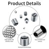 60 Pcs Self-Tapping Thread Inserts, Helicoil Thread Repair Insert, Thread