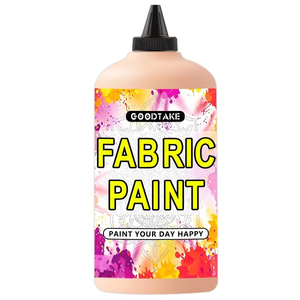 GOODTAKE Baby Pink Textile Paint, Fabric Paint's, 10.5 Fl.Oz Canvas