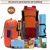 G4Free - Mochila de senderismo ligera y plegable de 40