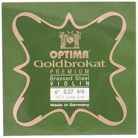 ゴールドブロカット プレミアム ブラス バイオリン弦 E線 (0.27ループエンド)