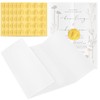Jutieuo 100 Pack Pre-Folded Vellum Jackets for 5x7 Invitations, Translucent