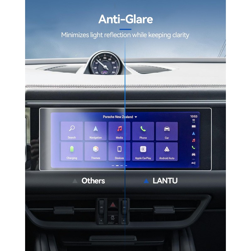 LANTU 6PCS Car Screen Protector for 2025 Santa Fe (SE/SEL/XRT/Limited/Calligraphy)