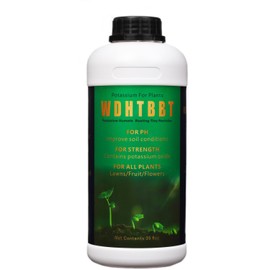 WDHTBBT Organic Liquid Humic Acid Potassium with Fulvic - Concentrate Fertilizer for Enhanced Nutrient Uptake and Soil Conditioning (35fl oz)