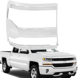 munirater Headlight Trim Bezel Cover Right Side Replacement for Silverado 1500 2016 2017 2018