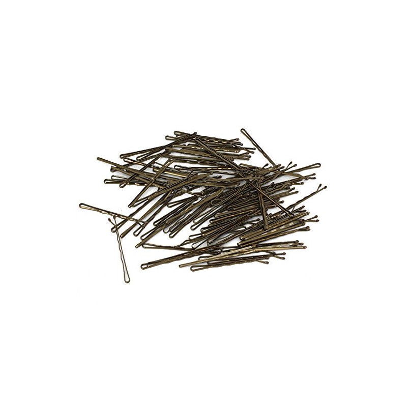 HAARallerliebst Hair Clips (50 Pieces | Gold | 5 cm)
