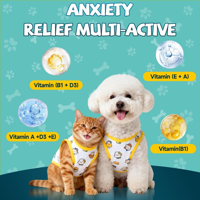 2PCS Calming Drops for Dogs & Cats - Feline Stress