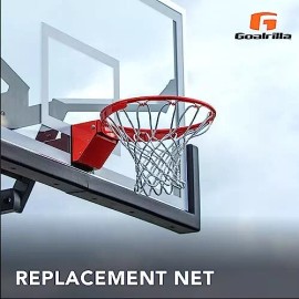 Goalrilla Ultra Heavy Duty All-Weather Nylon basketball Net (White) (B2602W)-new