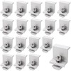 SINJEUN Pack of 18 Solar Panel Bracket End Clamp, 30
