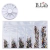 View Lab - Nejjinil Parts Material Stone, 6 Types of Flat Stone, Mixed Crystal / 뷰랩 - 네찐일 파츠 재료 스톤 평스톤6종 혼합크리스탈