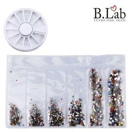 View Lab - Nejjinil Parts Material Stone, 6 Types of Flat Stone, Mixed Crystal / 뷰랩 - 네찐일 파츠 재료 스톤 평스톤6종 혼합크리스탈