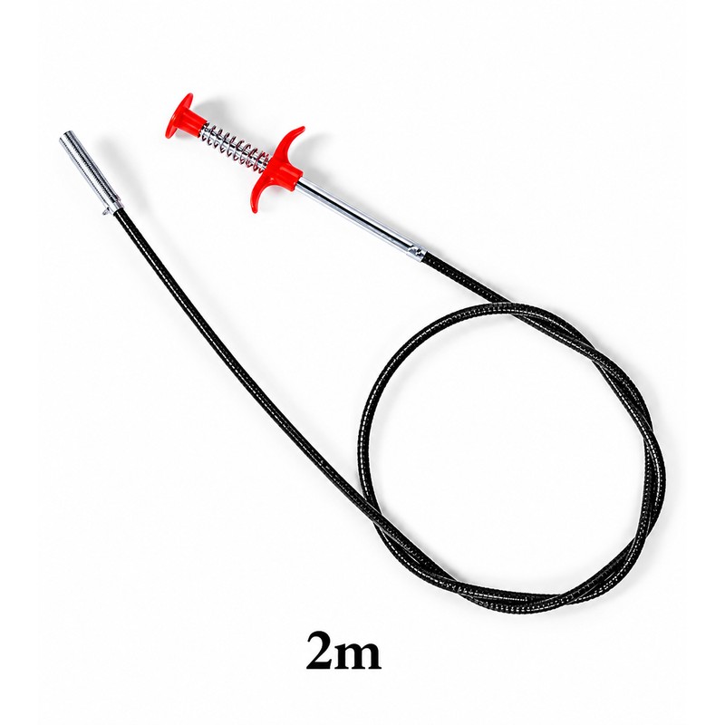 Telescopic Drain Cleaning Tool – Flexible Four-Jaw Pipe Unclogger for