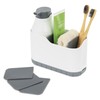 LIVIVO 2-in-1 Sink Caddy and Foam Soap Dispenser, Kitchen and