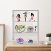 Vynora Acrylic Display Case 3 Tier Clear emovable Display Case
