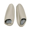 Zieichy 2Pcs Replacement Seat Armrest Cover Shale Light Tan Microfiber