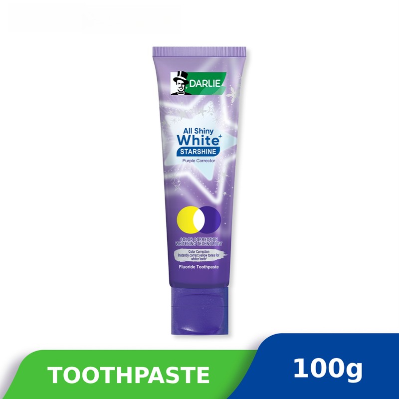 DARLIE All Shiny White Starshine PURPLE CORRECTOR Toothpaste 100G -