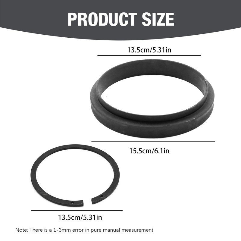 Saihisday 3Pcs 5299339 Piston Ring Compressor Adapter & Anti-Polishing Ring