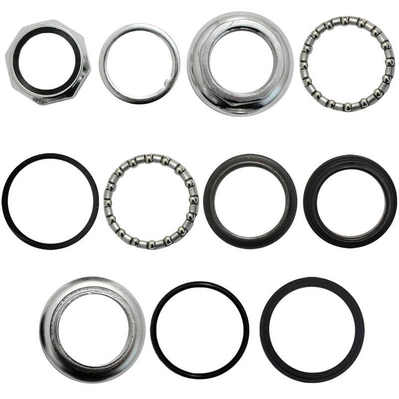 Tange-Seiki Passage 1" Threaded Headset 26.4mm Crown Race, Silve, TAST2990